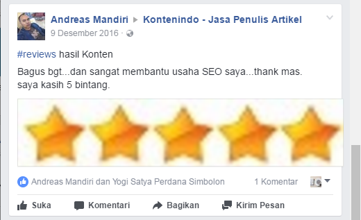 Jasa Penulis Artikel Jogja Murah