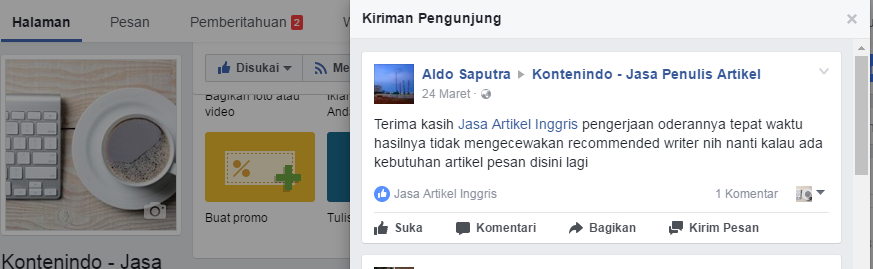 Jasa Penulis Artikel Jogja Murah